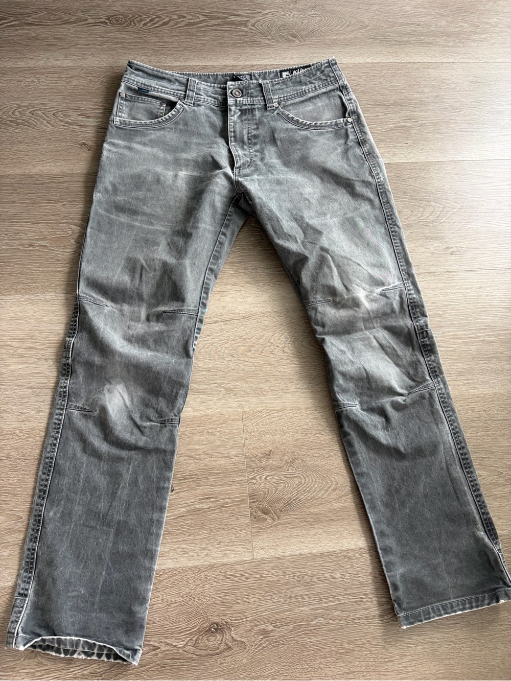 Kuhl‎ ryder lean Men's Gray Washed Jeans pants
